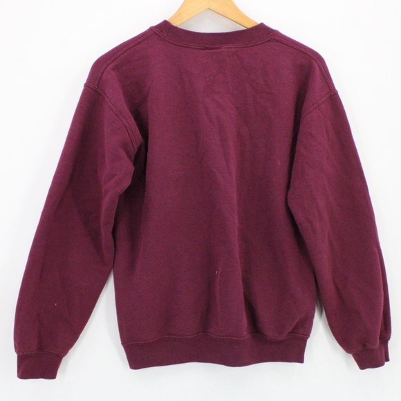 Vintage Gildan Sweatshirt Womens Red Pullover Loyola University Chicago Small S - Picture 7 of 9